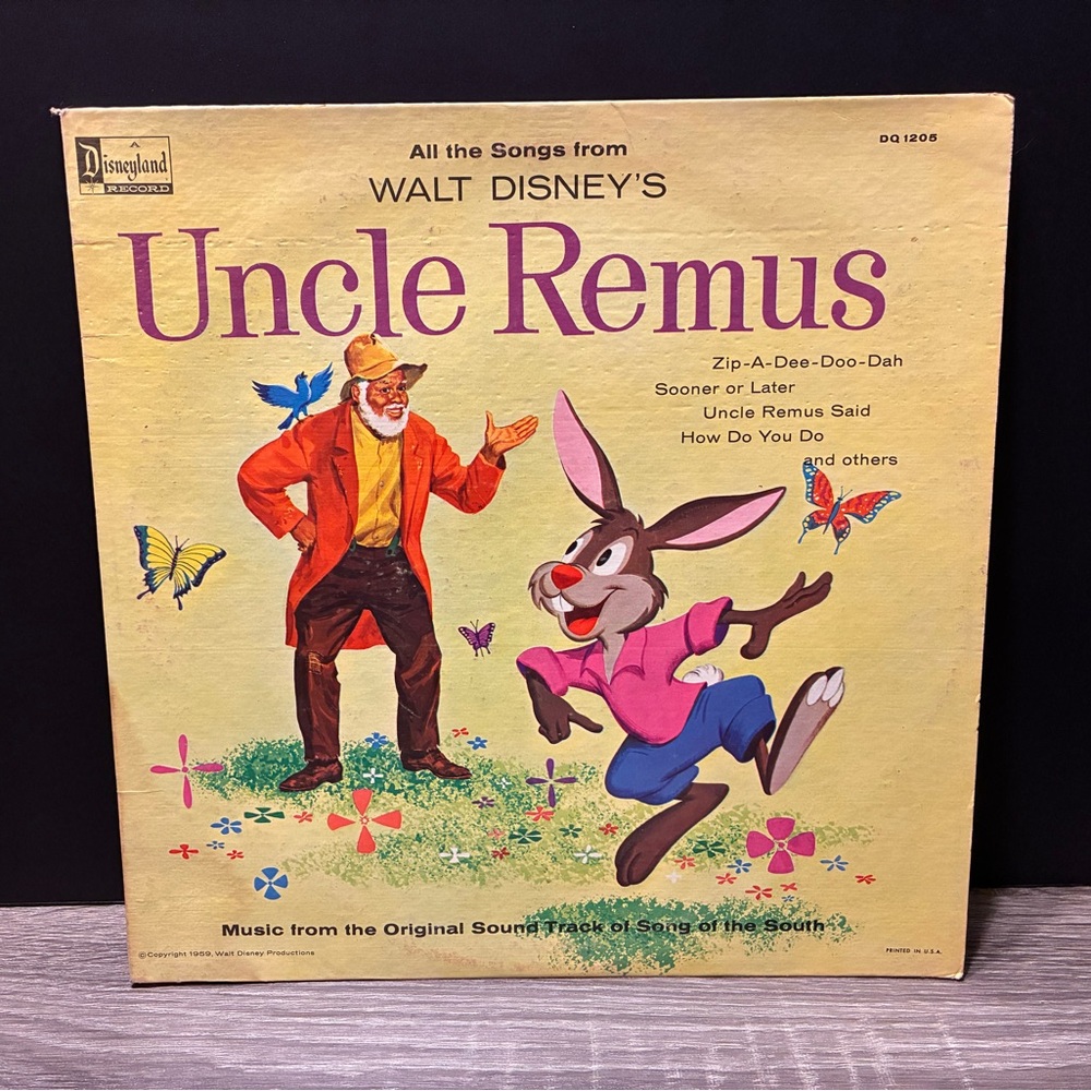 Walt Disney's Uncle Remus Song of the South Soundtrack LP (1959)